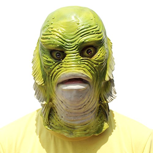 PartyCostume Máscara de Cabeza Animal de Látex de Fiesta de TrajeLujo de Halloween de Pescado