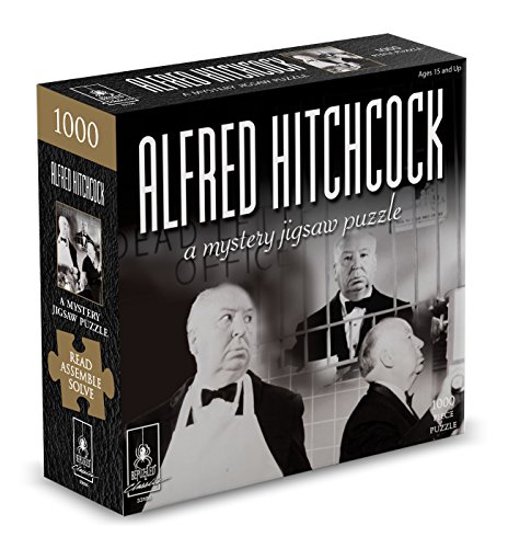 Paul Lamond Games-Classic Mystery Jigsaw Puzzle-Alfred Hitchcock Misterioso, Color Negro, 1000 (Hansen 7215)