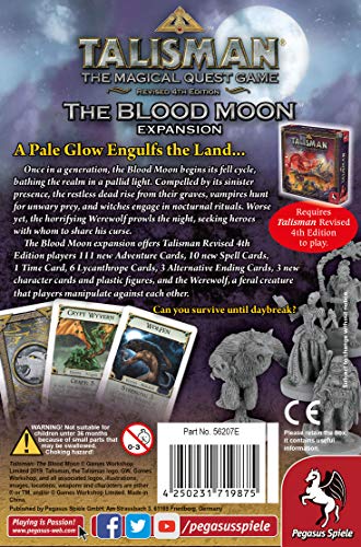 Pegasus Spiele 56207E Talisman The Blood Moon - Juego de Mesa [Importado de Alemania]