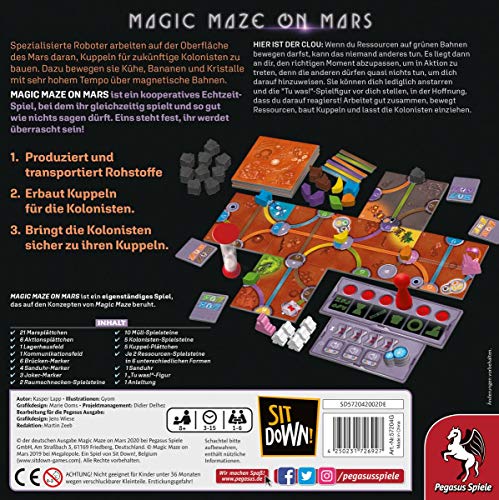 Pegasus Spiele- Magic Maze on Mars (57204G)