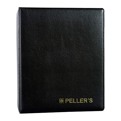 PELLER'S AS160 Álbum de colección S para 160 Monedas de tamaño Mix: Grande y Mediano: Desde céntimos de Euro hasta € 2, 10 Fundas, Negro, Modelo S
