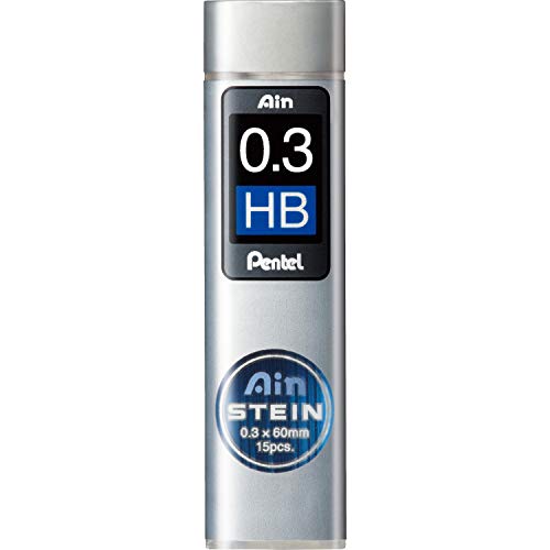 Pentel C273-HB - Minas Ain Stein 0,3mm HB, Negro