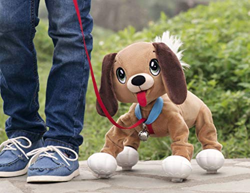 Peppy Pup - Peluche Perrito Camina Contigo (Giochi Preziosi PEP00300)