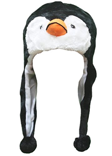 Petitebelle Los Animales del Traje de Halloween del Sombrero Unisex Tamaño de la Ropa Gratis Un tamaño Pingüino
