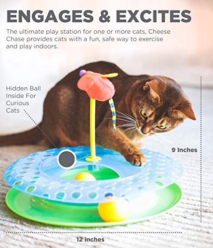 Petstages Cheese Chase - Juguete para Gatos