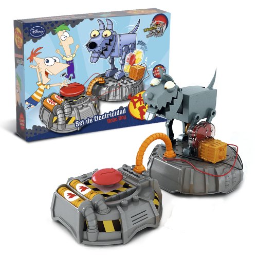 Phineas & Ferb PF0015 - Set Electricidad - Robo Dog (Giro)