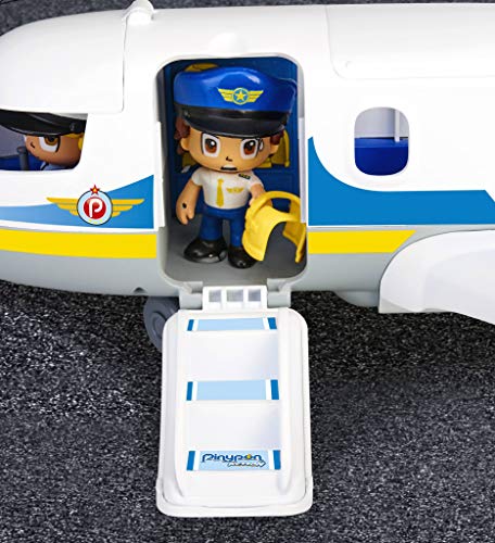 Pinypon Action- Emergencia en el avión con Dos Figuras y de Accesorios, para niños y niñas de 4 a 8 años, (Famosa 700015149) , color/modelo surtido