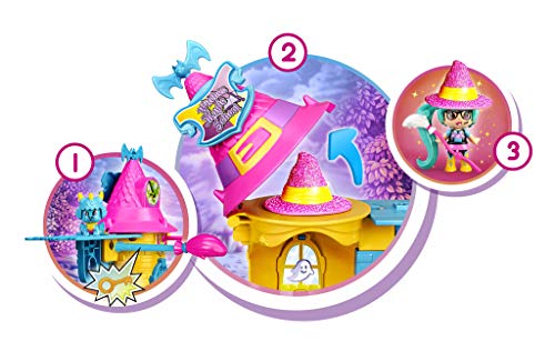 Pinypon Escuela de Brujitas - Set de juguete y accesorios con 1 figura para niños y niñas de 4 a 8 años (Famosa 700015074)