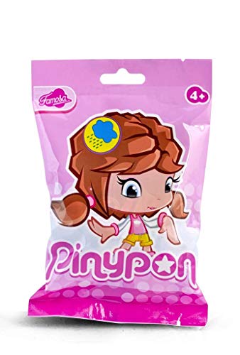 Pinypon Muñeca, Figuras Serie 7, niña pelo rosa (Famosa 700013362)