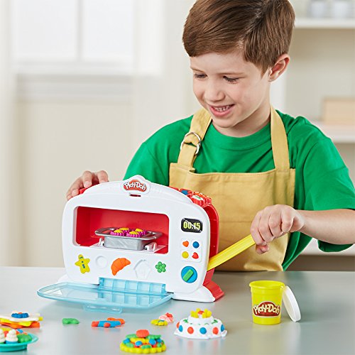 Play-Doh Kitchen Creations Juego de alimentos mágicos para niños de 3 años en adelante con luces, sonidos y 6 colores no tóxicos