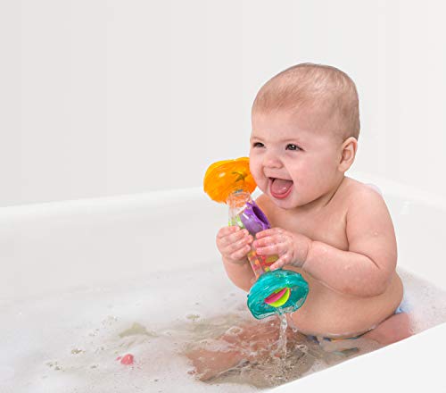 Playgro Juguete de baño impermeable, 3 Piezas, Juguete para el baño, A partir de 6 meses, Libres de BPA, Colorido, 40216