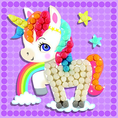 PlayMais MOSAIC Dream Unicorn Kit de manualidades para niños y niñas a partir de 3 años, I más de 2300 PlayMais y 6 modelos de mosaico con unicornios I estimulan la creatividad y la motricidad.
