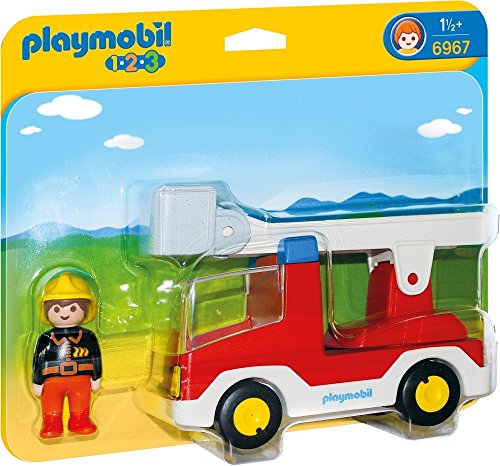 Playmobil 1.2.3 - 1.2.3 Camión de Bombero (6967)
