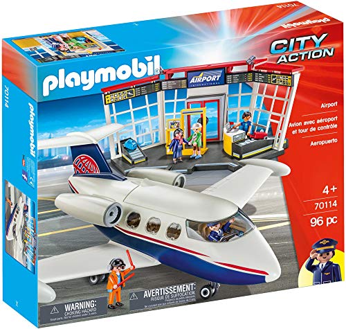 Playmobil 70114 Airport 96PC City Action Fast Delivery Vendedor del Reino Unido