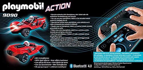 PLAYMOBIL Action Racer Cohete RC con Mando Bluetooth, A partir de 6 Años (9090)