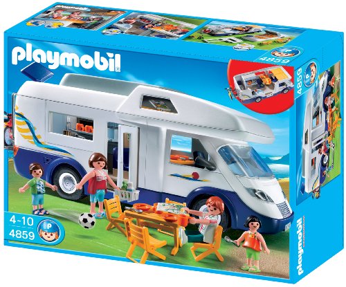 PLAYMOBIL - Caravana Familiar, Set de Juego (4859)