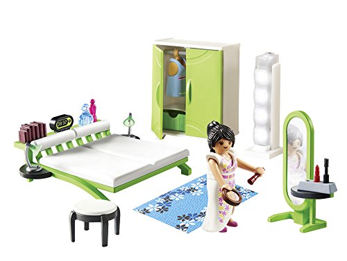 PLAYMOBIL- City Life: Dormitorio Playset de Figuras, Multicolor, 9.2 x 18.7 x 24.8 cm (9271)