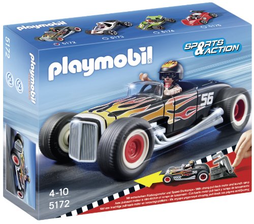 Playmobil Coches - Heat Racer, Playsets de Figuras de Juguete, Multicolor, 25 x 7,5 x 20 cm, (5172)