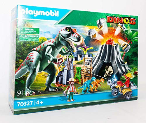 Playmobil Isla Volcánica con T-Rex'