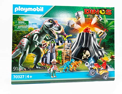 Playmobil Isla Volcánica con T-Rex'