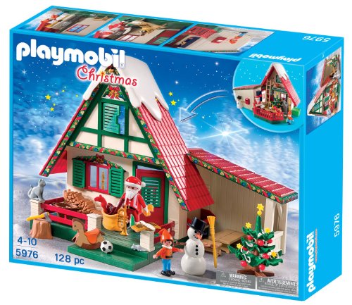 PLAYMOBIL Navidad - Casa de Papá Noel, playset (5976)