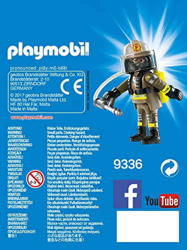 Playmobil Playmofriends- Bombero Muñecos y Figuras, Multicolor, 4,5 x 16 x 12 cm (Playmobil 9336)