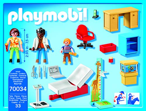 Playmobil - Starterpack Consulta Pediatra, Multicolor (70034)