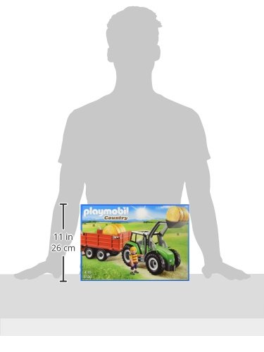 PLAYMOBIL - Tractor con tráiler (61300)