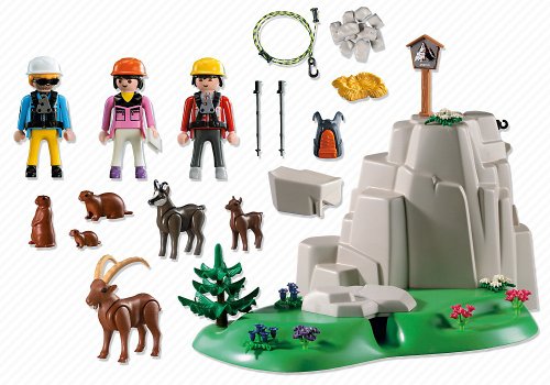 Playmobil Vida en la Montaña - Escaladores con Animales de Montaña, Juguete Educativo, Multicolor, 35 x 12,5 x 25 cm, (5423)