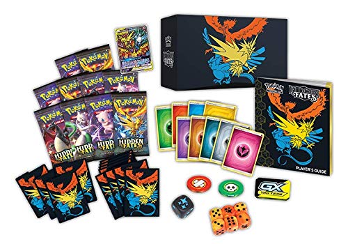 Pokémon POK80473 TCG: Caja de Entrenamiento Elite de los destinos Ocultos, Colores Variados