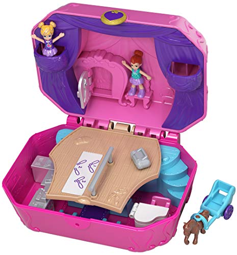 Polly Pocket Cofre  Caja de Música, muñeca con accesorios (Mattel CGJ88) , color/modelo surtido