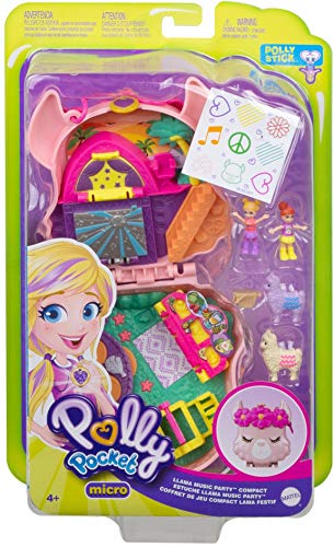 Polly Pocket Estuche Llama Music Party (Mattel GKJ50)
