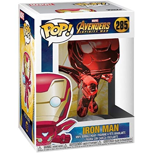 Pop! Avengers Infinity War - Figura Iron Man Red Chrome Exclusive (34263)