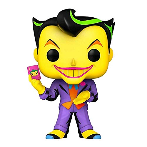 Pop! Batman Animated Series 370 The Joker Black Light - Figura decorativa, diseño de Batman