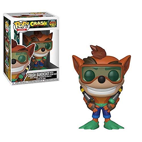 Pop! Crash Bandicoot - Figura de Vinilo Crash Bandicoot with Scuba Gear