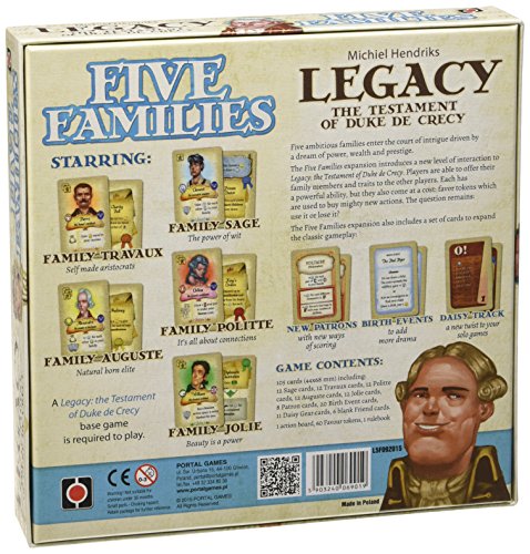 Portal Publishing Legacy: The Testament of Duke de Crecy: Five Families