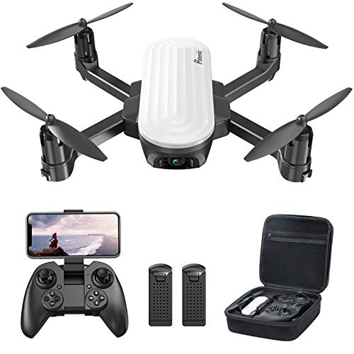 Potensic Elfin Mini Drone para niños, cámara 2K, 20 Minutos de Vuelo, 2 batería con Bolsa de Transporte, Adecuado para Interiores