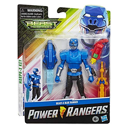 Power Rangers Beast Morphers Figura 15 Cm Beast-X Mode Ranger Azul (Hasbro E7828ES0)