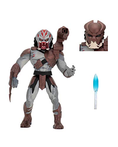 Predator NECA - Figuras Berserker Alien Hunter en Blister con Cañón - Multicolor - 14cm