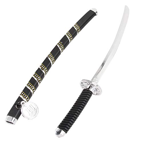 PRETYZOOM 5 Piezas de Plástico Espada de Juguete Samurai Japonés Accesorios de Vestir de Halloween Accesorios de Juguete para Niños (Tamaño Pequeño)