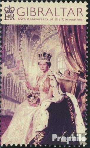 Prophila Collection Gibraltar Michel.-No..: 1856 (Completa.edición.) 2018 coronación Reina Elisabeth II. (Sellos para los coleccionistas)