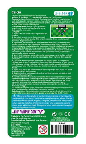 Purple Cow - Juego de fútbol magnético 7290018133002.