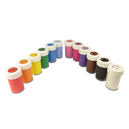 Quay PSC12 - Macetas de Colores (acrílico, 12 Unidades), Multicolor