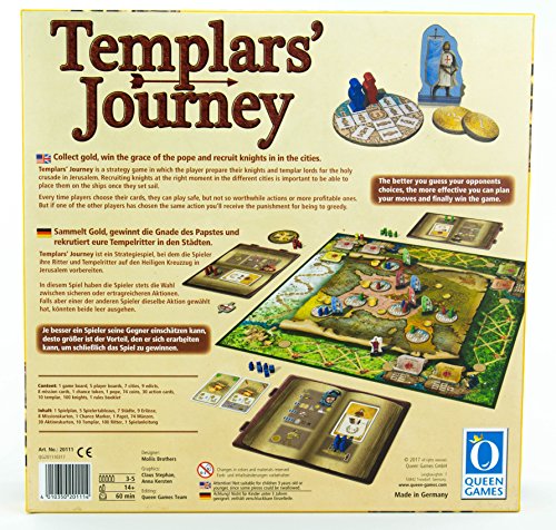 Queen Games Templars' Journey - English Deutsch