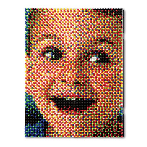 Quercetti 0804 - Pixel Foto Juego de clavos, 4 tabletas , color/modelo surtido
