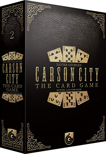 Quined Games QUINEDCCCG Carson City The Card Game, Multicolor Juego de Cartas