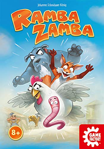 Rambazamba, Juego de Cartas de Animales Fuerte para Toda la Familia, de 2 a 5 Jugadores, a Partir de 8 años