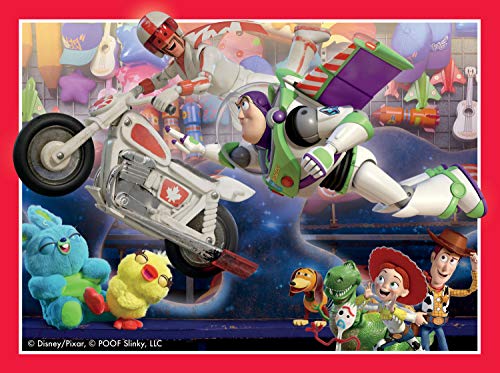 Ravensburger-6833 Ravensburger Disney Pixar Toy Story 4, 4 en una Caja (12, 16, 20, 24 Piezas) Rompecabezas, Multicolor (6833)