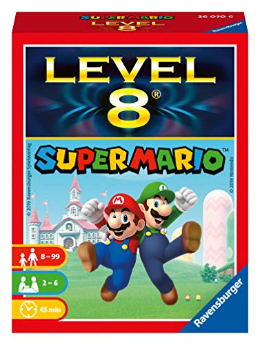 Ravensburger Juego de Cartas 26070 Super Mario Level 8