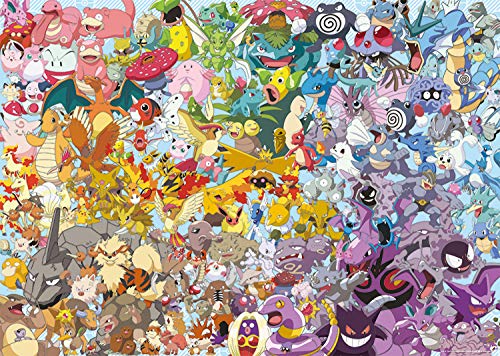 Ravensburger-Pokémon Challenge 1000 Teile Erwachsenenpuzzle Puzzle Piezas Fantasy, Color 1, 0 (15166)